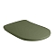 Сиденье для унитаза SLIM быстросъемное, цвет Verde, петли хром (микролифт), 539111
