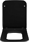 Крышка-сиденье для унитаза Allen Brau Liberty 4.33008.31 с микролифтом, черная матовая - 5 изображение