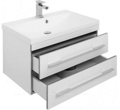 Комплект мебели для ванной Aquanet Верона 75 New белый зеркало камерино - 5 изображение