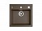 Кухонная мойка Alveus Formic 20 Granital 1103764 коричневая в комплекте с сифоном