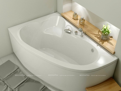 Акриловая ванна Relisan Ariadna L 140x100 см - 4 изображение