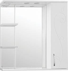 Зеркальный шкаф Style Line Эко Фьюжн Панда 80/С белый