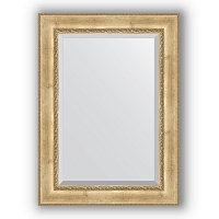 Зеркало в багетной раме Evoform Exclusive BY 3480 82 x 112 см, состаренное серебро с орнаментом