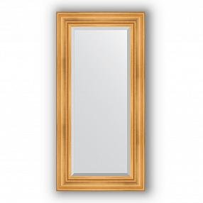 Зеркало в багетной раме Evoform Exclusive BY 3496 59 x 119 см, травленое золото