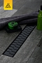 Душевой лоток 75 см Creto Snake CRE-750 SB с решеткой, черный - изображение 2