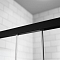 Душевой уголок Radaway Idea KDD 80х110 см стекло прозрачное, профиль черный - 3 изображение