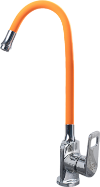 Смеситель для кухонной мойки РМС SL134OR-016F eco оранжевый