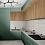 Дизайн Кухня в стиле Современный в зеленом цвете №12620 - 4 изображение