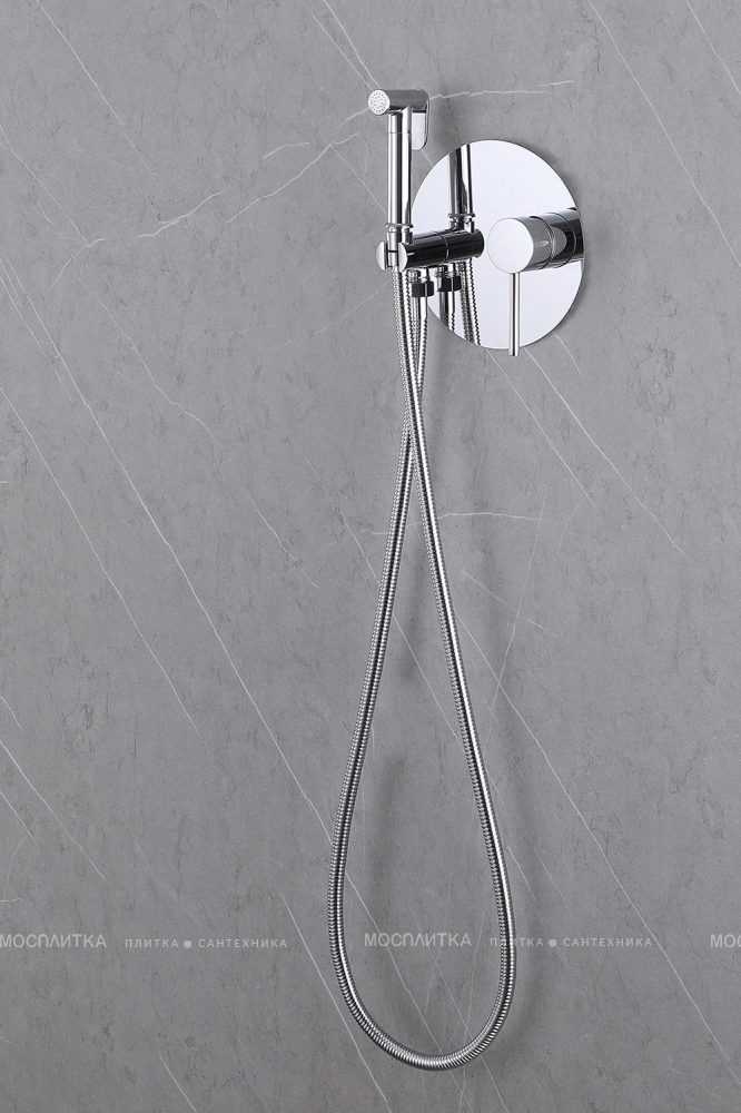 Гигиенический душ Abber Emotion AF8826 со смесителем, хром глянец - изображение 3