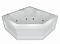 Акриловая ванна Aquatek Лира 148х148 см LIR150-0000006 с гидромассажем, белый - 2 изображение