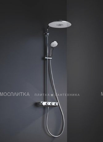 Душевая стойка Grohe Euphoria SmartControl 310 DUO с термостатом, белая - изображение 3