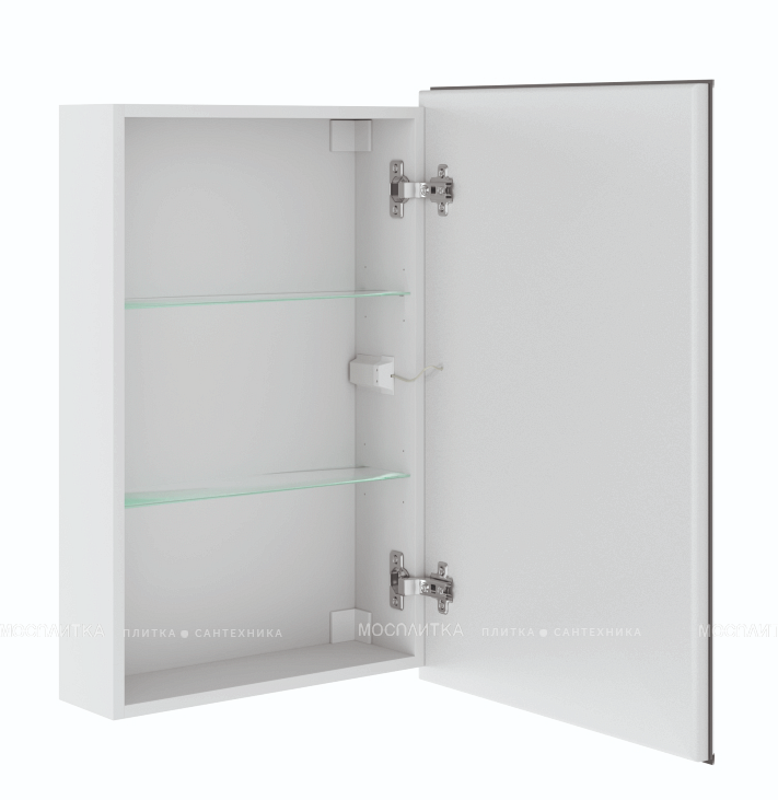 Зеркальный шкаф Corozo Толедо 60 см SD-00001392 белый c подсветкой - изображение 2