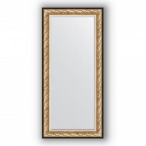 Зеркало в багетной раме Evoform Exclusive BY 1311 80 x 170 см, баРокко золото