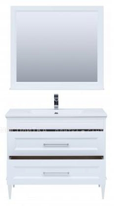 Комплект мебели для ванной Aquanet Бостон М 100 белый - изображение 5