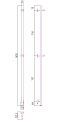 Полотенцесушитель электрический Сунержа Аскет 165х5 см 051-0850-1650 состаренная латунь - 3 изображение