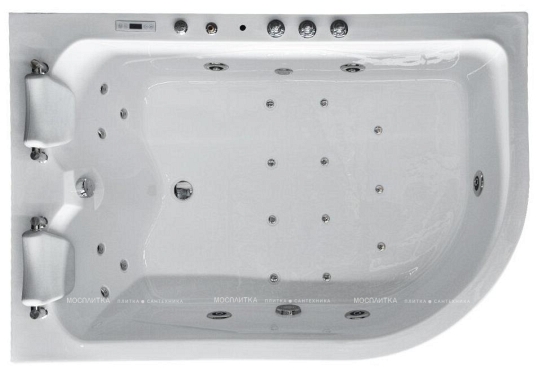 Гидромассажная ванна Grossman GR-18012L, белая, левая - 3 изображение