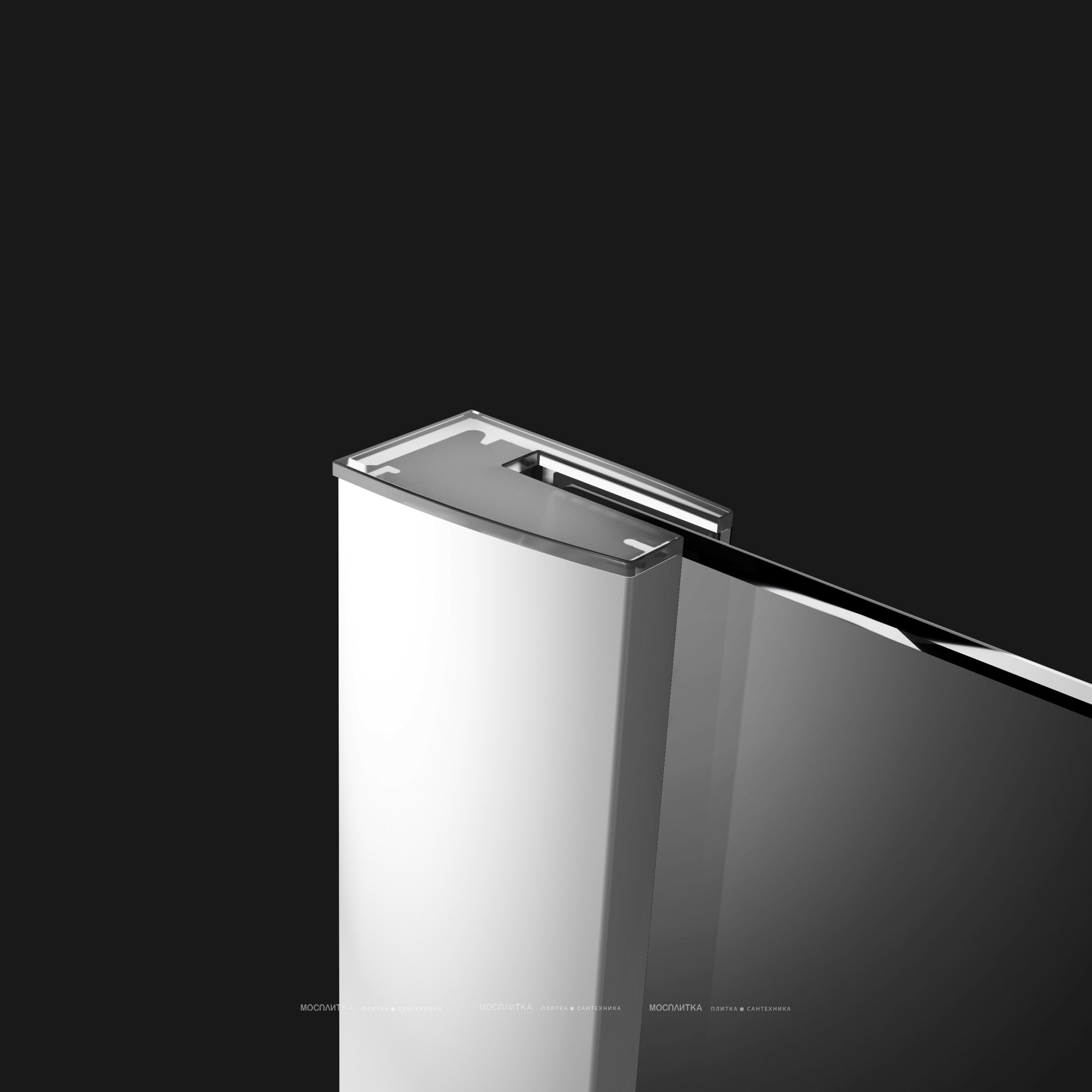 Душевой уголок Radaway Essenza New KDJ 100х80 см левый, стекло прозрачное, профиль хром - изображение 5