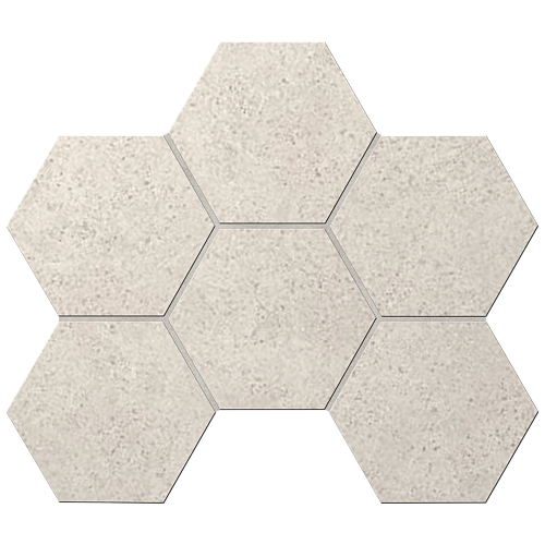 Мозаика Ametis  LA02 Hexagon 25x28,5 непол.(10 мм)