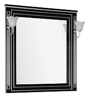 Зеркало Aquanet Паола 90 00181766, цвет черный патина-серебро