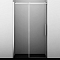 Душевая дверь Wasserkraft Dinkel 120х200 см 58R05 профиль хром, стекло прозрачное - 3 изображение