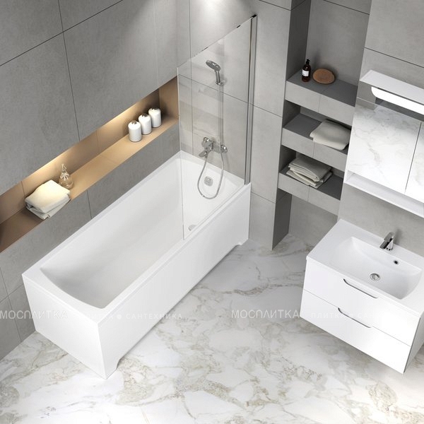 Акриловая ванна 140x70см Ravak Classic CC21000000, белый - изображение 4