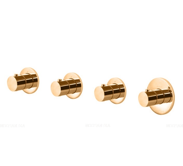 Душевой комплект Paffoni Modular Box, медовое золото, KITMB019HG046 - изображение 2