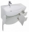 Комплект мебели для ванной Aquanet Сопрано 95 L распашн. двери белый - изображение 6