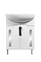 Тумба с раковиной Stella Polar Сильва 100 SP-00000204 100 см напольная, белая - 5 изображение