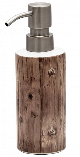 Дозатор для жидкого мыла Ridder Woody 2112508, бежевый/коричневый