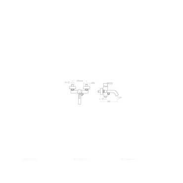 Смеситель для ванны с душем Ramon Soler Atica 7505S хром глянец - 2 изображение