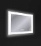 Зеркало Cersanit Led 060 Design Pro 80 см LU-LED060*80-p-Os с подсветкой, белый - 2 изображение