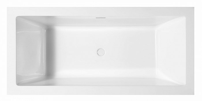 Акриловая ванна Abber 170х80 см AB9339-1.7, белый