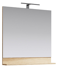 Зеркало Aqwella Foster 80 см FOS0208DS дуб сонома с подсветкой