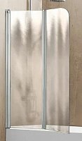 Шторка для ванны Vincea VSB 114x140 см, VSB-12114CH-L, профиль хром, стекло рифленое