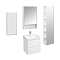 Зеркальный шкаф Aquaton Сканди 55 белый 1A252102SD010 - изображение 5