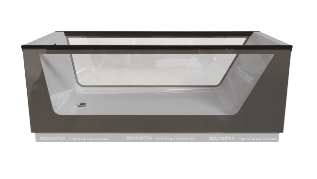 Акриловая ванна Aima Design Neo 170*75 2 стекла (матовое серое) - 3 изображение