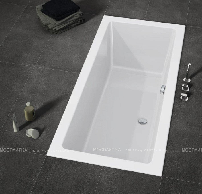 Акриловая ванна Riho Lugo 190x80 см R Plug&Play - изображение 4