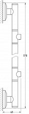 Штанга FBS Standard STA 074 двухпозиционная длина 58 см - 2 изображение