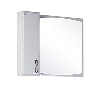 Зеркальный шкаф Onika Вальс 82 см 208508 левый, белый глянец1