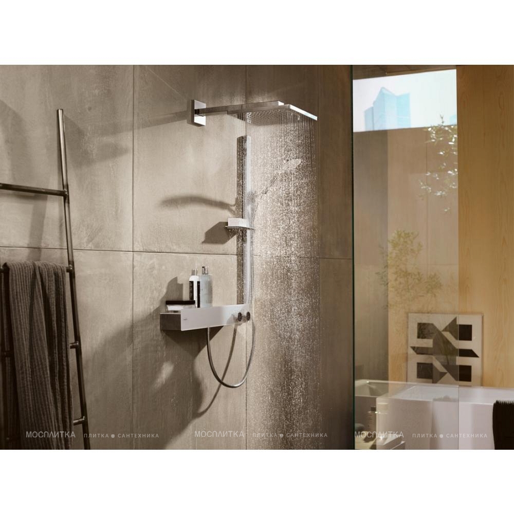Термостат Hansgrohe ShowerTablet 600 13108400 для душа, белый / хром - изображение 2