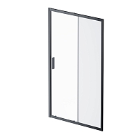 Душевая дверь Am.Pm Gem 120 см W90G-120-1-195BM стекло прозрачное / матовое, профиль черный