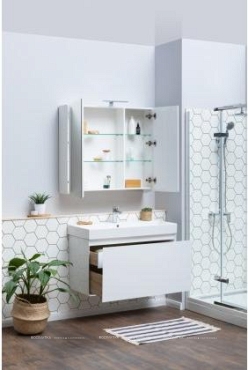 Комплект мебели для ванной Aquanet Йорк 100 белый - 6 изображение