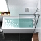 Шторка для ванны Damixa Skyline 80 см DX35WBS-080-140MT стекло прозрачное, профиль хром - изображение 3