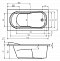 Акриловая ванна Riho Columbia 140 см - изображение 3