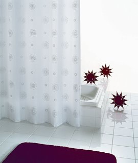 Штора для ванных комнат Ridder Cosmos белая