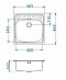 Кухонная мойка Alveus BASIC 130 SATI-60 465 x 465 1008825 - изображение 3