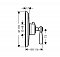 Термостат для душа Axor Montreux 16824820 Highflow шлифованный никель - 2 изображение