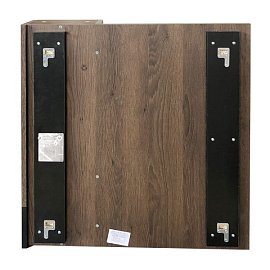 Зеркальный шкаф Comforty Франкфурт-75 дуб шоколадно-коричневый 00004151044