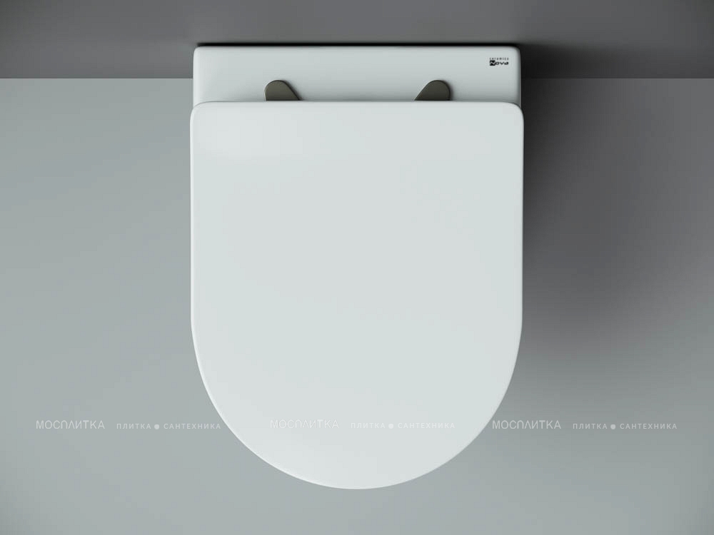 Комплект подвесной безободковый унитаз Ceramica Nova Metropol Rimless с крышкой-сиденьем CN4002 + инсталляция для унитазов Bocchi 8010-1000 - изображение 6