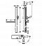 Душевая штанга Hansgrohe Unica 90 см, 27640400, белая/хром - 4 изображение